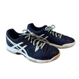 Asics Womens Gel Dedicate E557Y Blue Running Shoes Sneakers Size 11‎ Lightweight